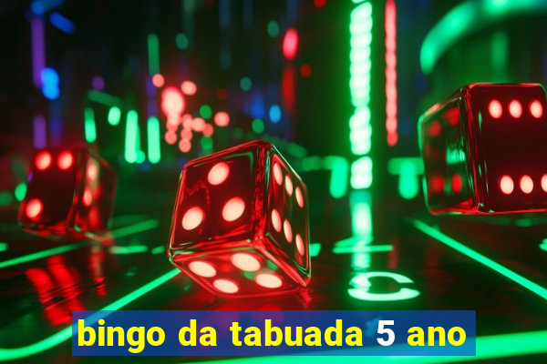 bingo da tabuada 5 ano